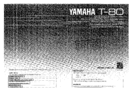 Yamaha T-80 - Owners Manual 